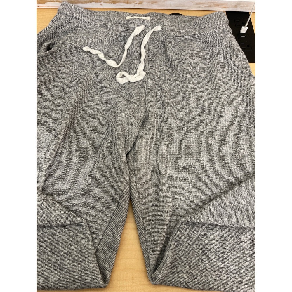 Forever 21 Mens Heather Grey Knit Joggers Drawstring Lounge Pants Size M